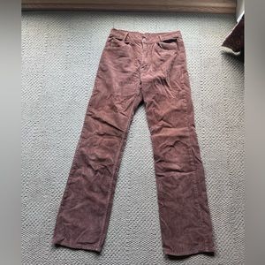 Brandy Melville brown corduroy pants low rise
